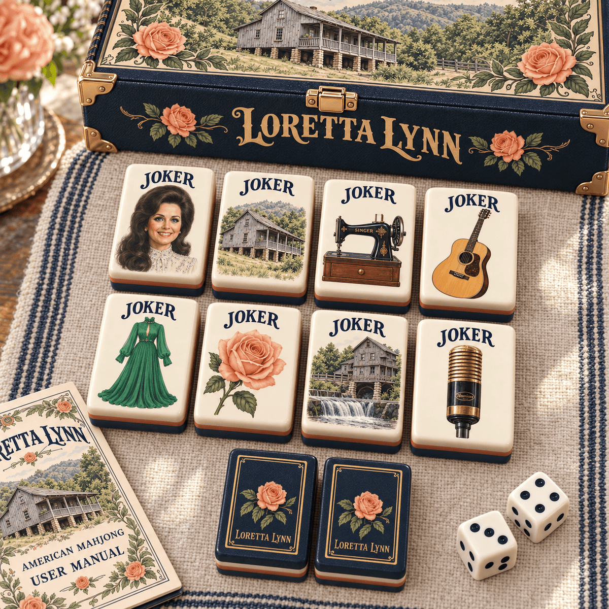 Premium LTL Mahjong Tiles Set TTMH