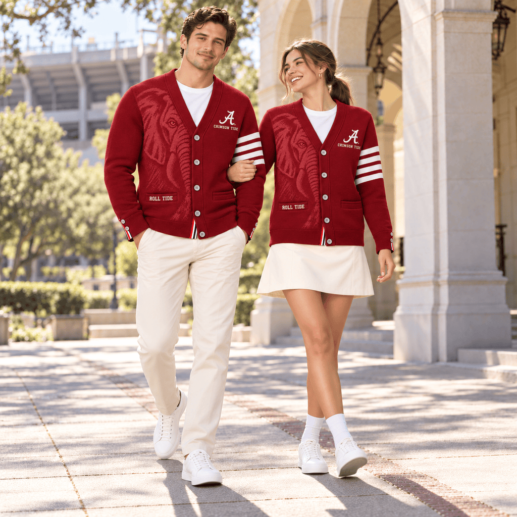 ACT Classic 4-Bar V-Neck Cardigan TTTT