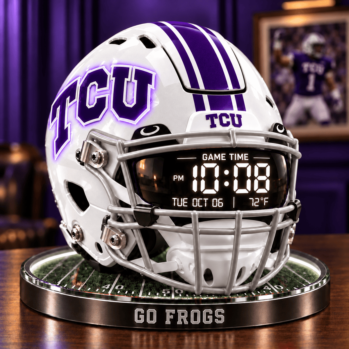 TCU Special Digital Clock TTTT